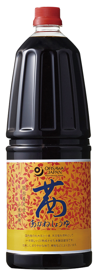 オーサワの茜醤油（ペットボトル）　1.8L