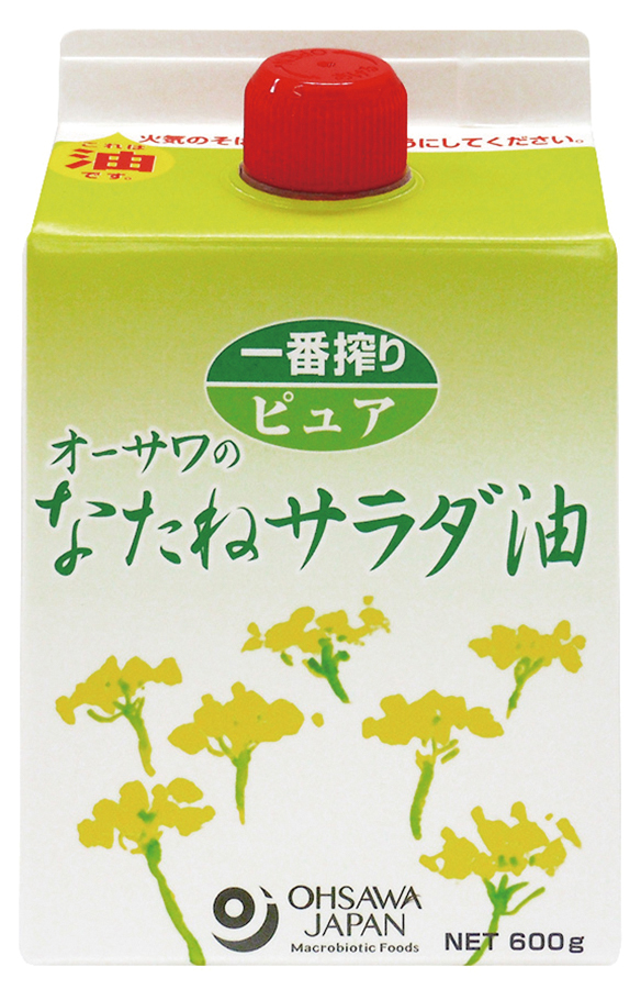 オーサワのなたねサラダ油　紙パック　600g