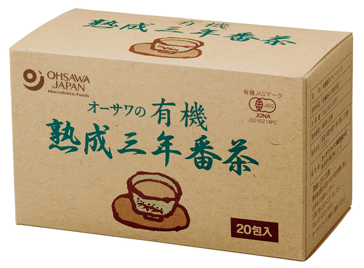 オーサワの有機熟成三年番茶（ティーバッグ）　36g(1.8ｇ×20包)(1)