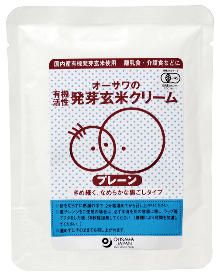 オーサワの有機発芽玄米クリーム（プレーン）　100g