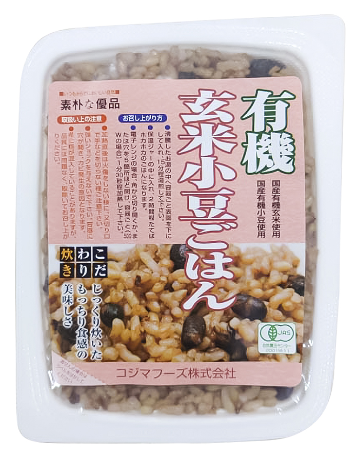 有機玄米小豆ごはん　160g