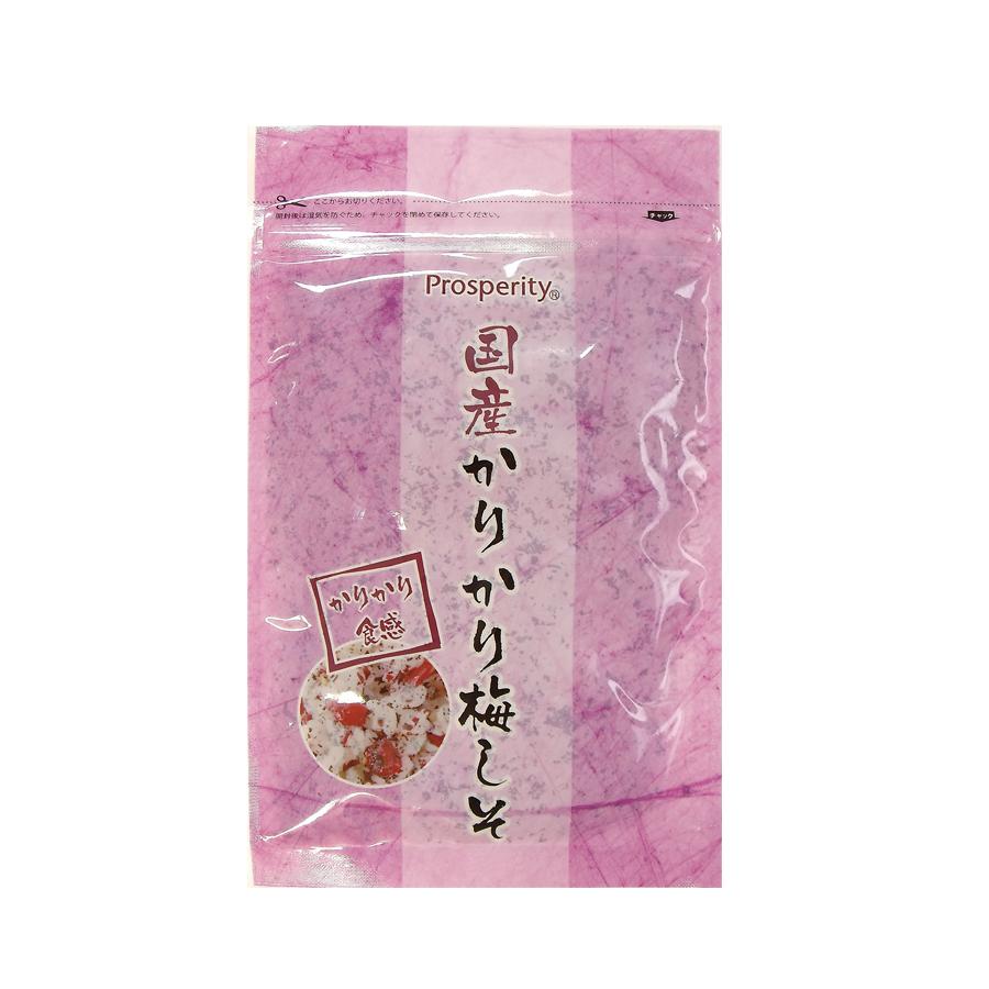 国産かりかり梅しそ　45g