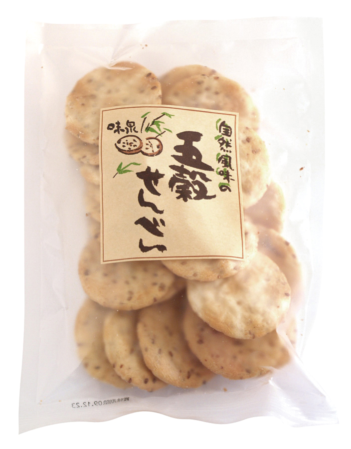 自然風味の五穀せんべい　100g