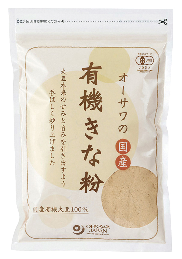 オーサワの国産有機きな粉　100g(1)