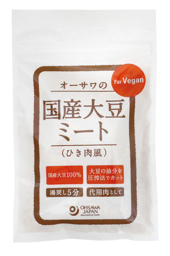 オーサワの国産大豆ミート(ひき肉風)　100g