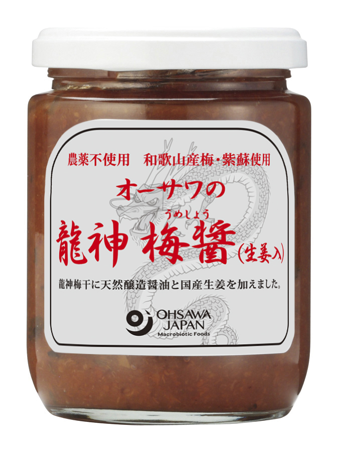 オーサワの龍神梅 梅醤(生姜入)　250g