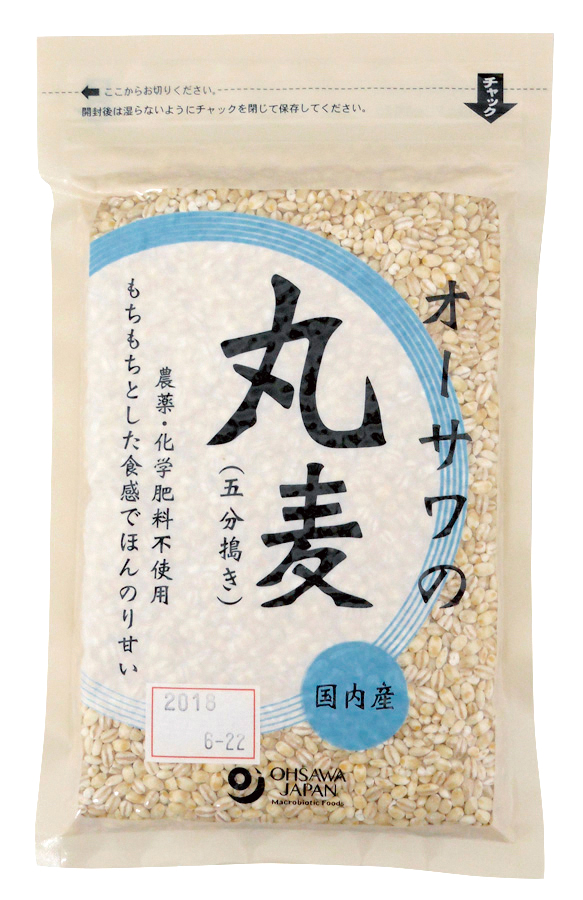 オーサワの丸麦(五分搗き)　300g
