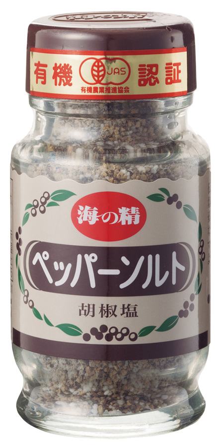 海の精　有機ペッパーソルト　ビン　55g(3)