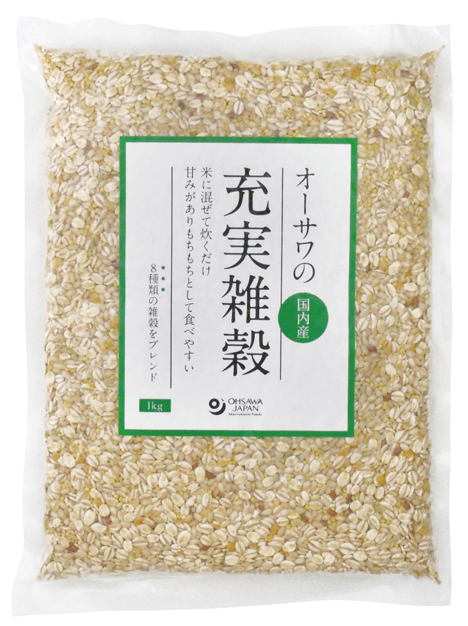 オーサワの充実雑穀（国産）　1kg