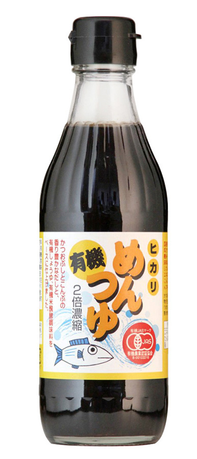 ヒカリ 有機めんつゆ　300ml