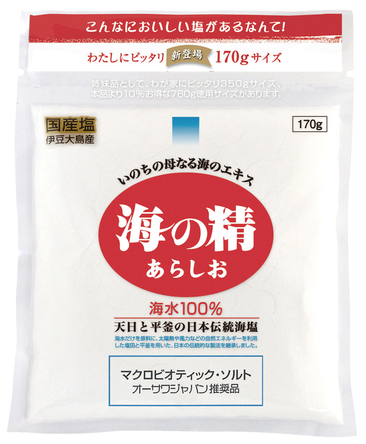 海の精　あらしお（赤）　170g