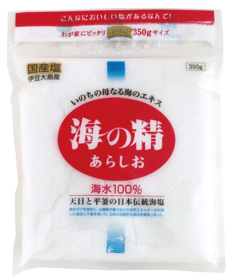 海の精　あらしお（赤）　350g