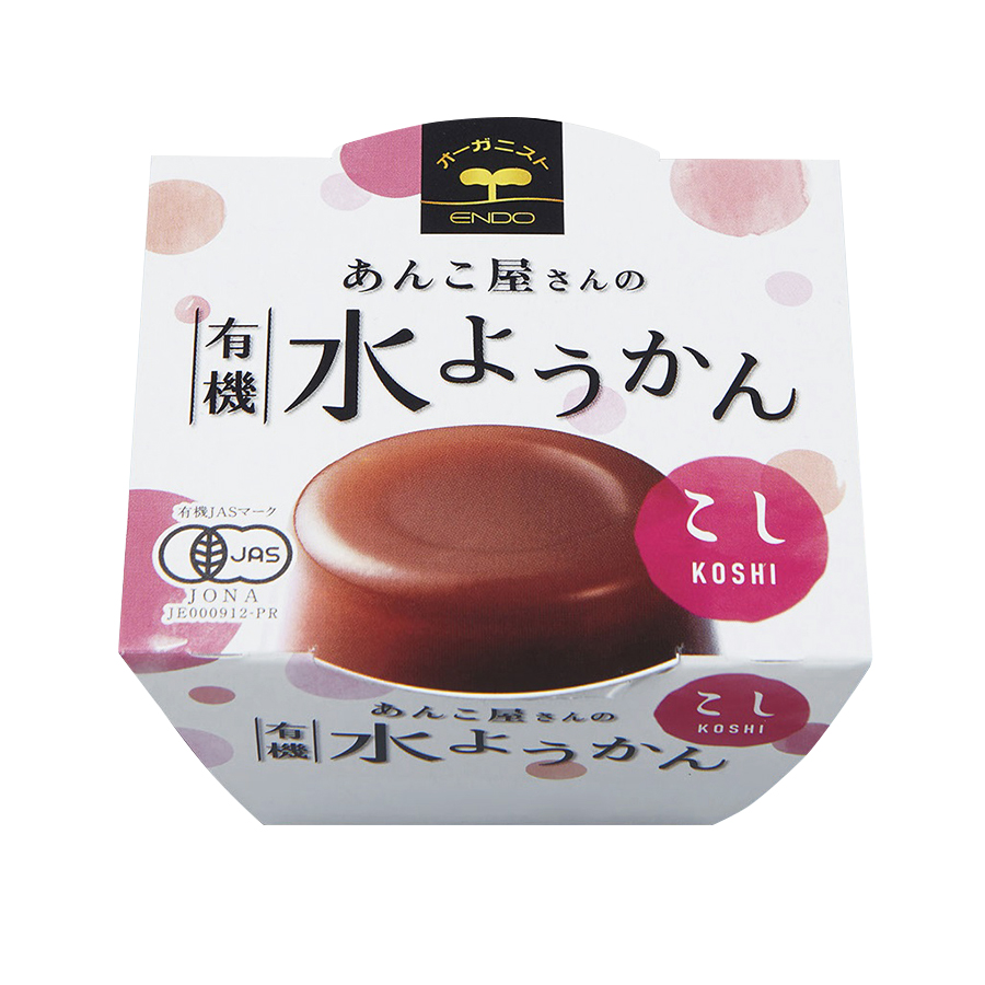 あんこ屋さんの有機水ようかん(こし)【販売期間：3月1日～9月30日予定】　100g