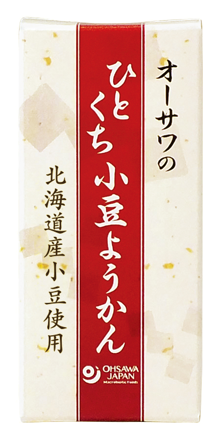 オーサワのひとくち小豆ようかん　1本(58g)