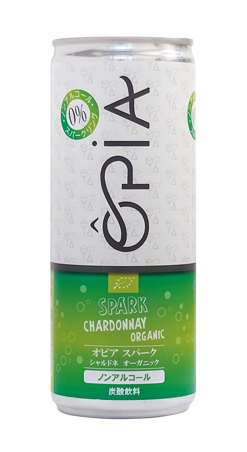 OPIAシャルドネ スパークリングオーガニックノンアルコール(ワインテイスト飲料)缶　250ml