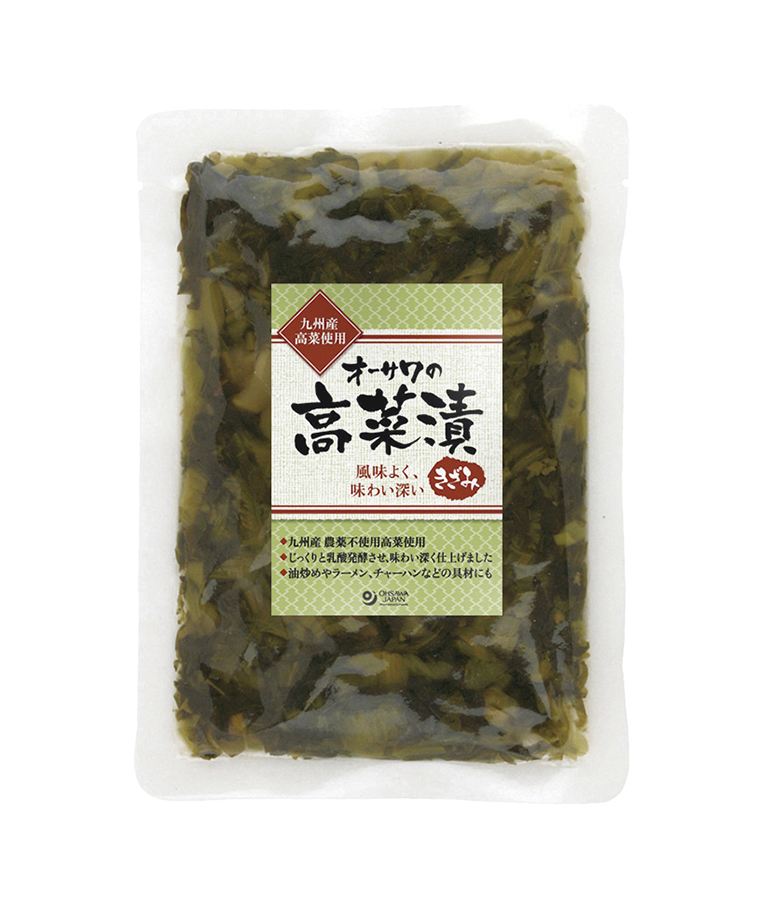 オーサワの高菜漬（きざみ）　130g