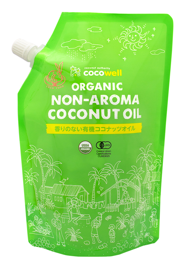 香りのない有機ココナッツオイル　460g(500ml)