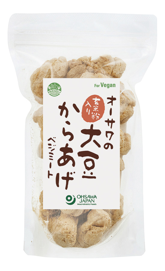オーサワの玄米粉入り大豆からあげ(ベジミート)　80g