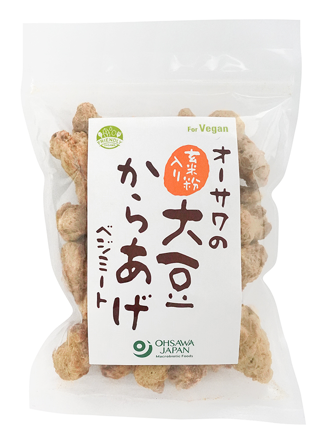 オーサワの玄米粉入り大豆からあげ(ベジミート)　150g