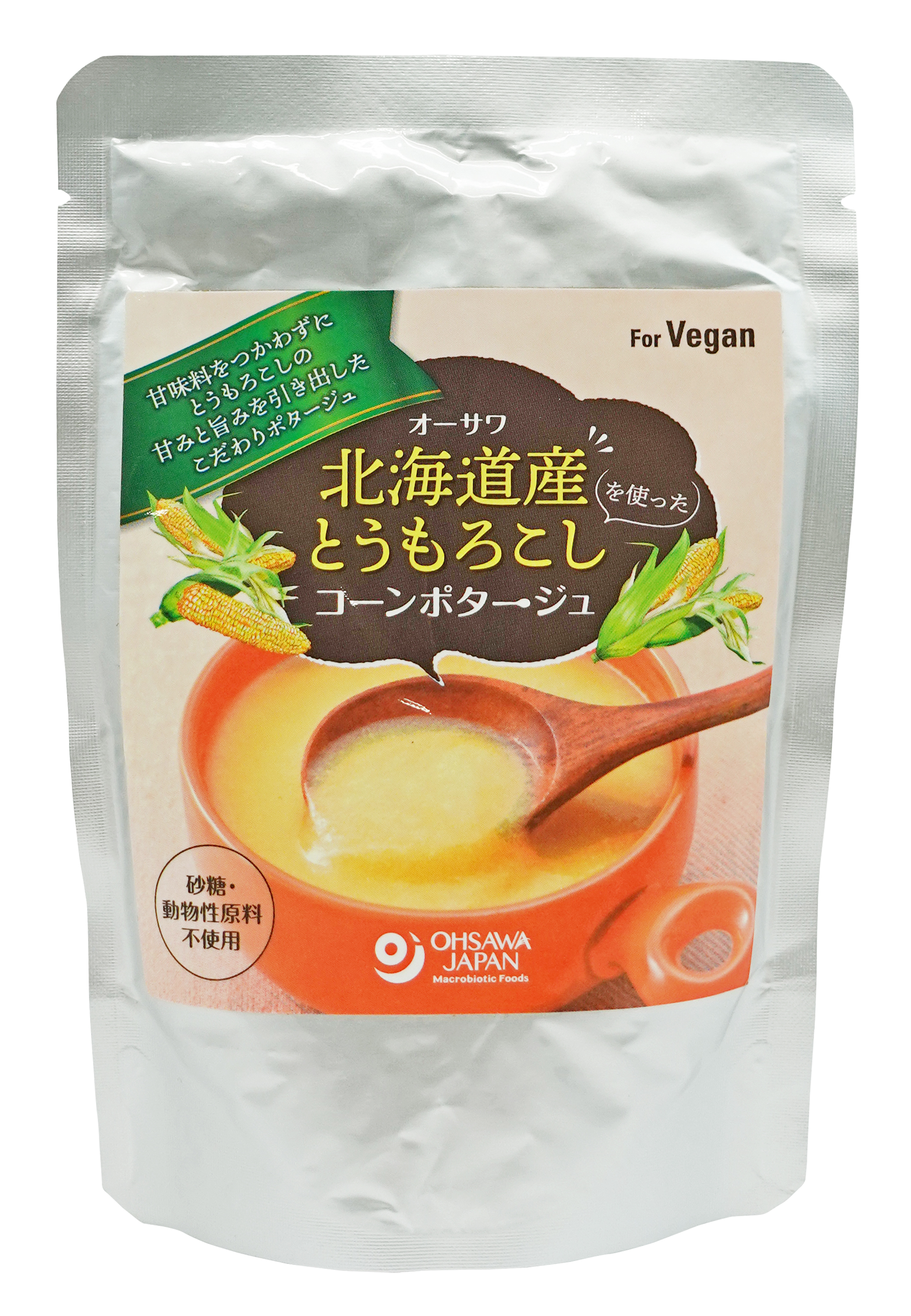 オーサワ北海道産とうもろこしを使ったコーンポタージュ　140g