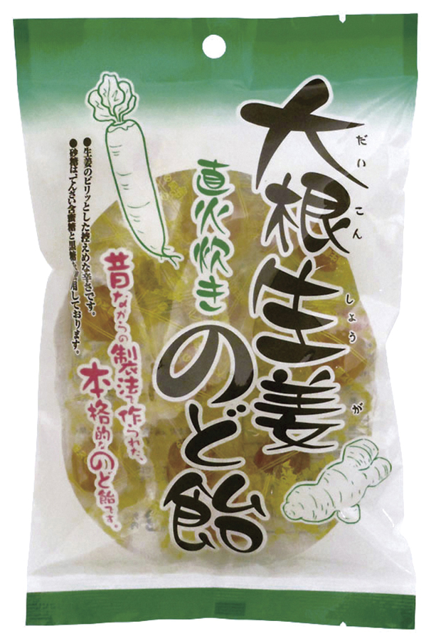 大根生姜のど飴　80g