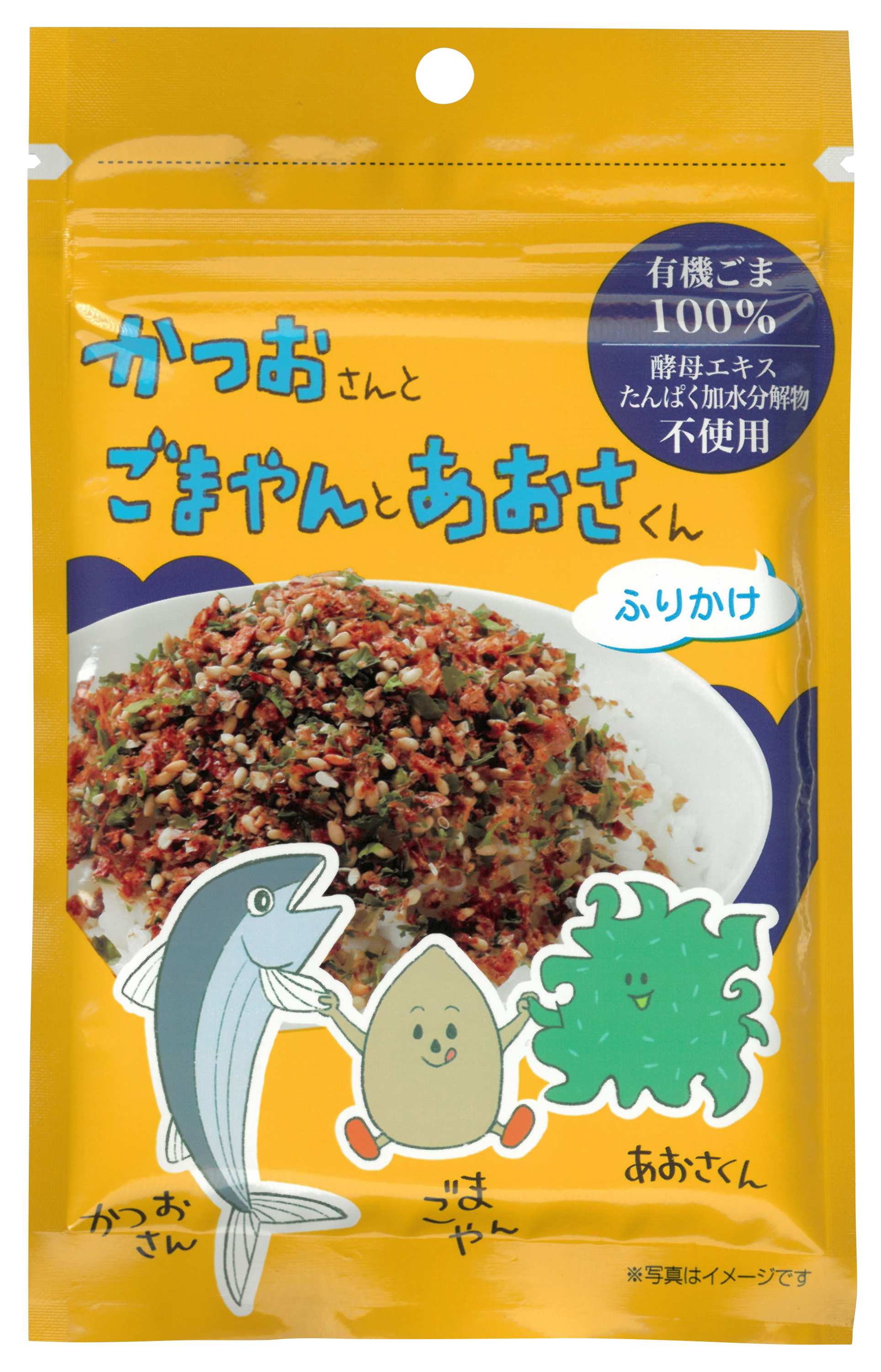 かつおさんとごまやんとあおさくんふりかけ　30g