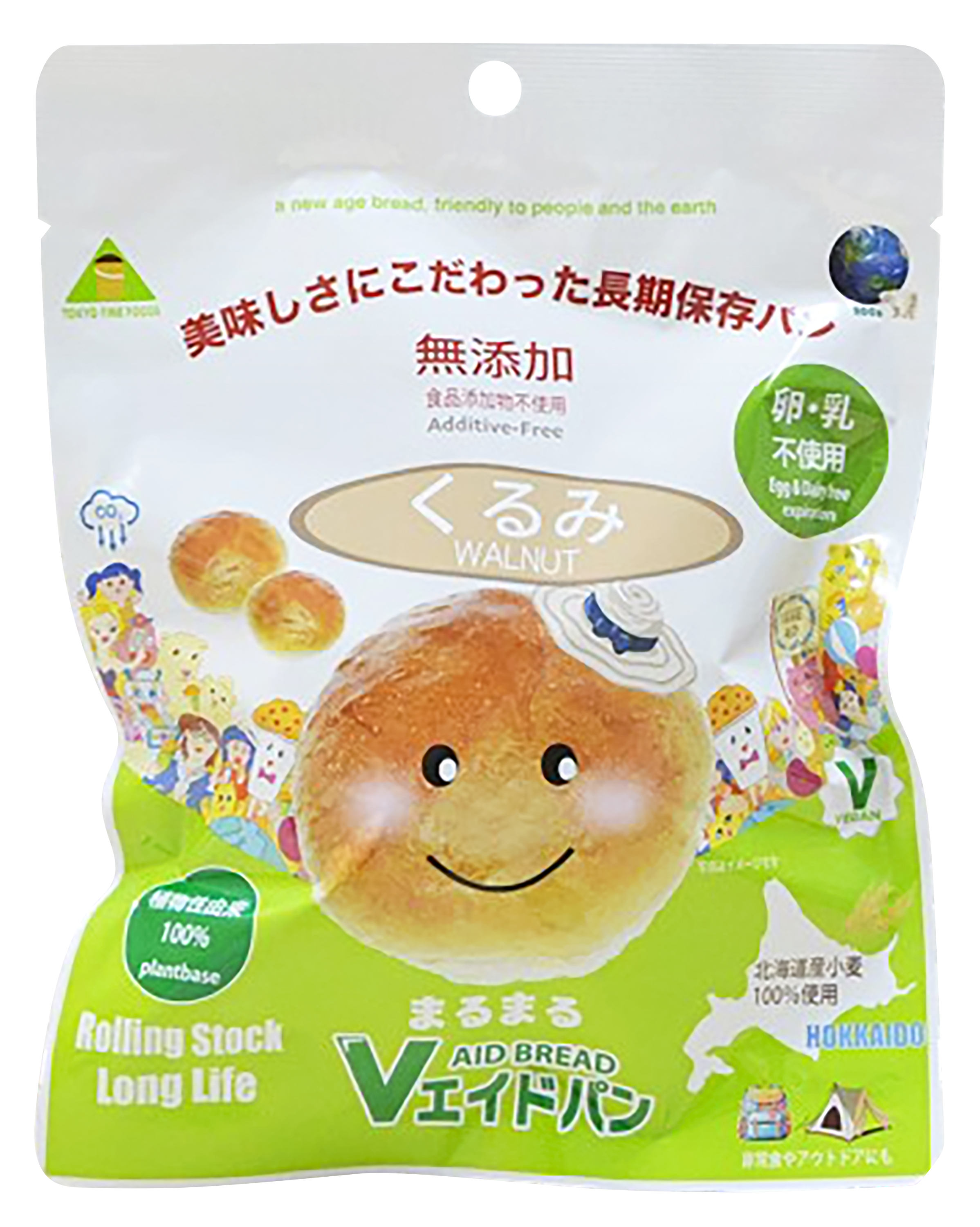 Ｖエイドパンまるまる くるみ　1個