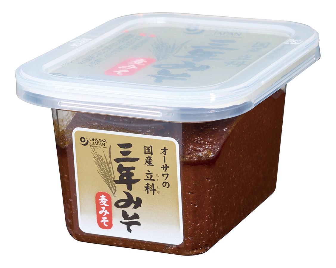 オーサワの国産立科三年みそ（麦）　300g