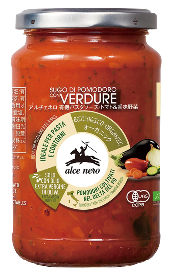 アルチェネロ　有機パスタソース（トマト＆香味野菜）　350g