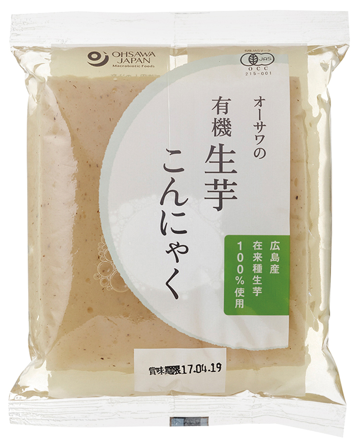オーサワの有機生芋 こんにゃく(板)　200g