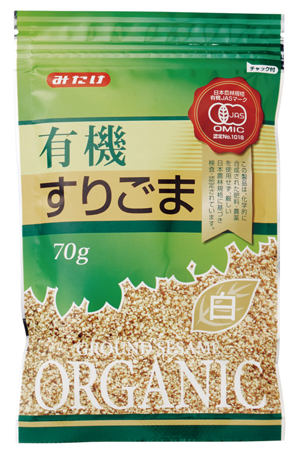 みたけ有機すりごま（白）　70g