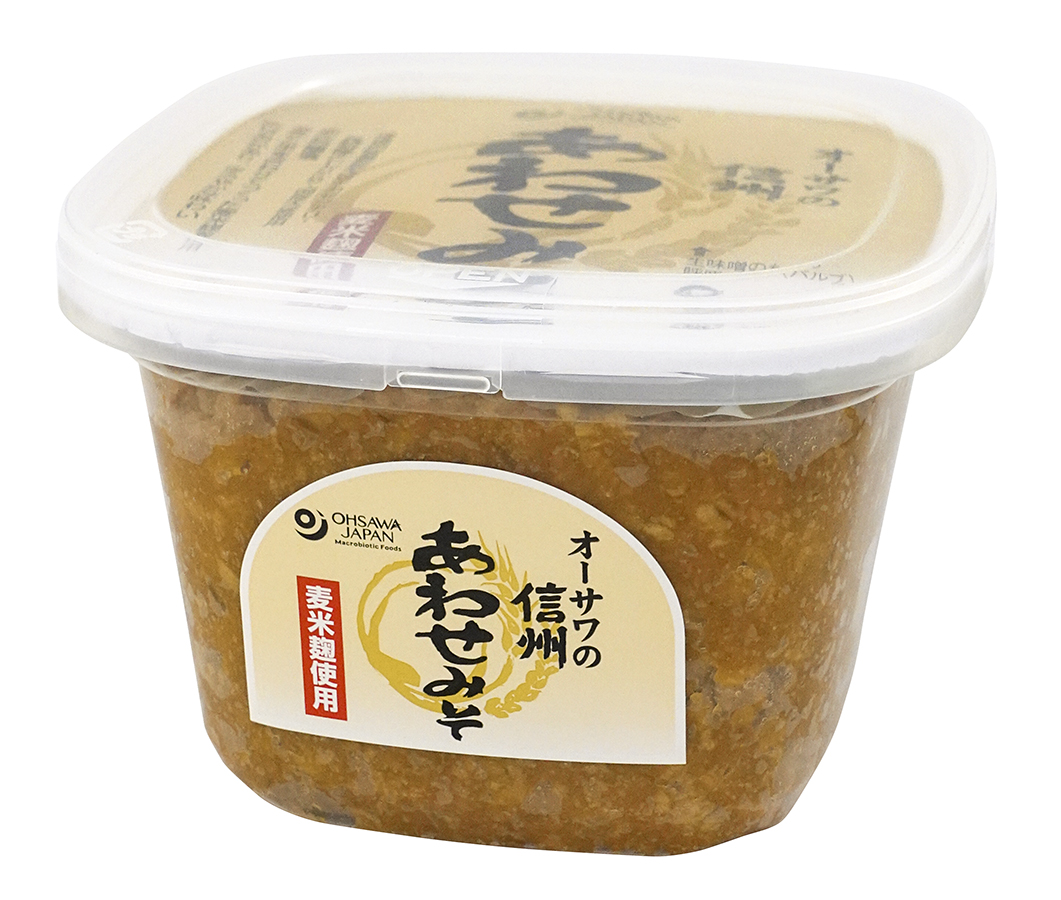 オーサワの信州あわせみそ(麦米麹使用)　650g