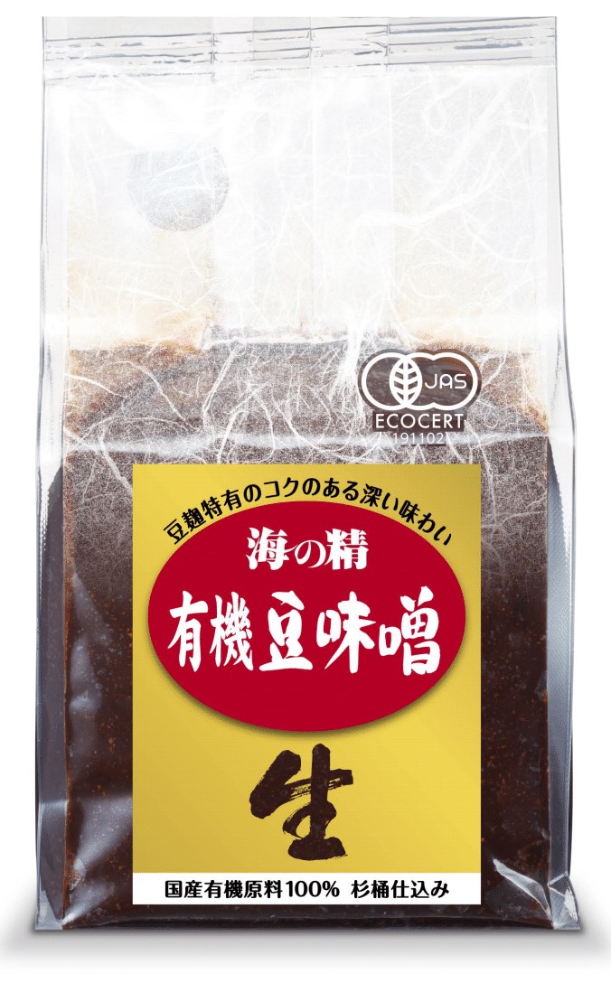 海の精　国産有機・豆味噌　700g