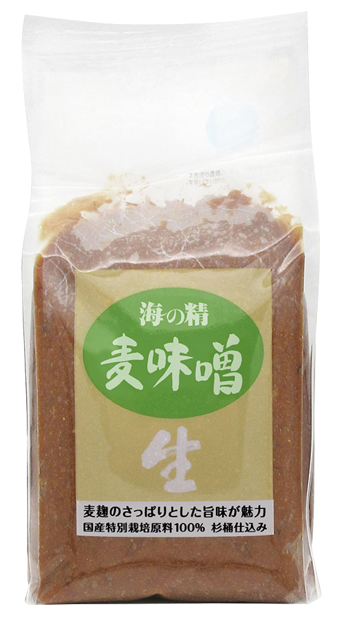 海の精 国産特栽 麦味噌　1㎏