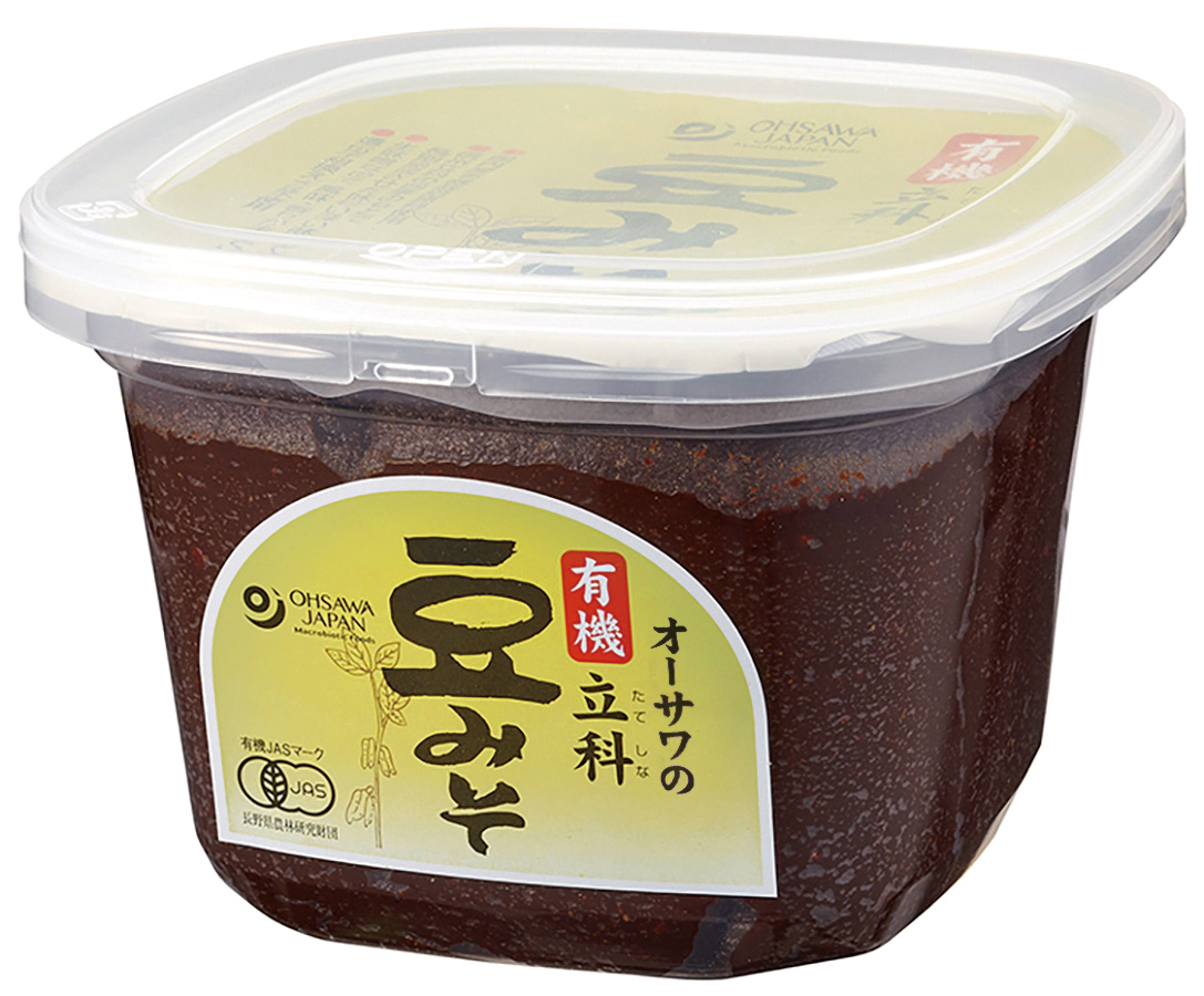 オーサワの有機立科豆みそ　650g