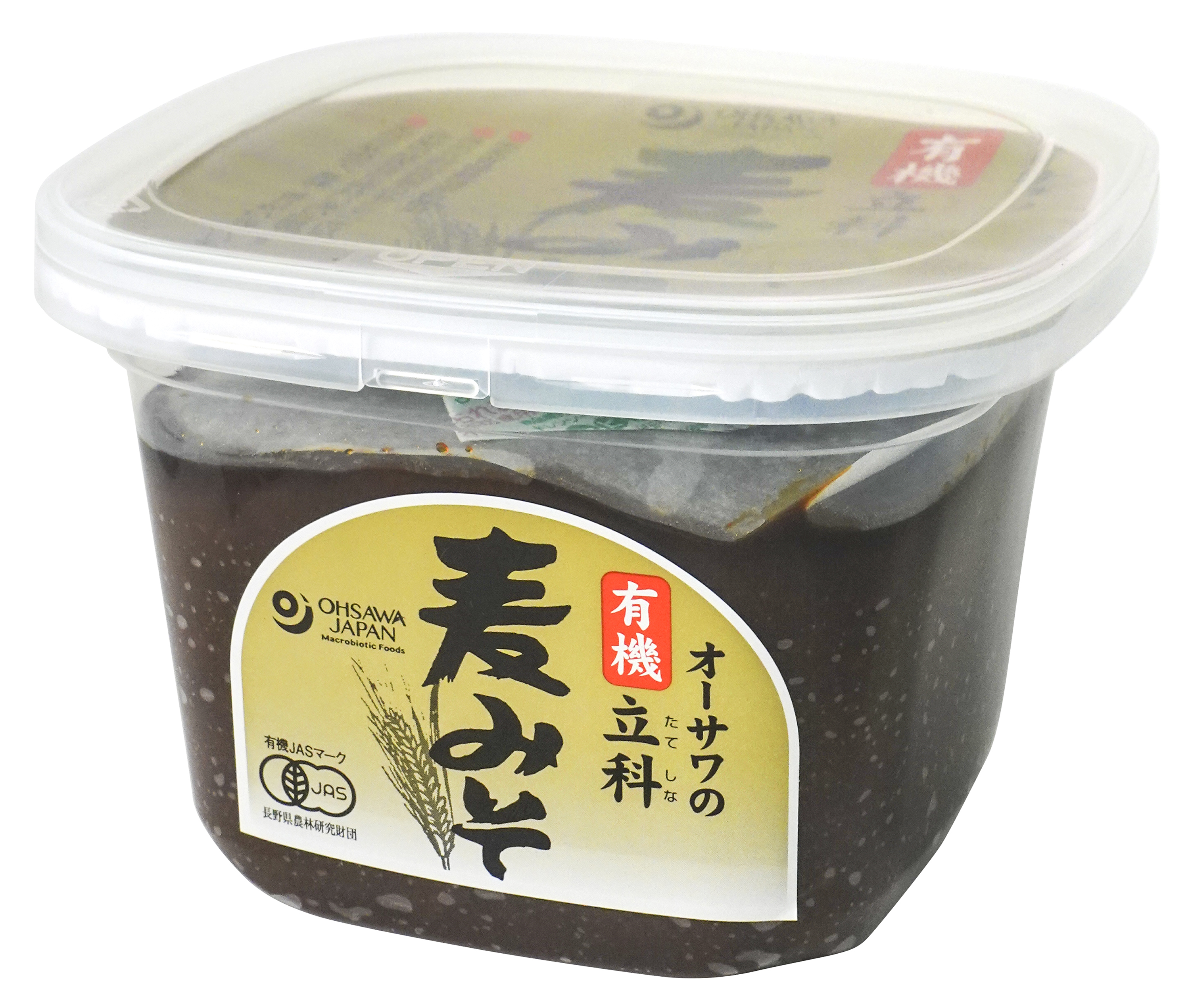 オーサワの有機立科麦みそ　650g