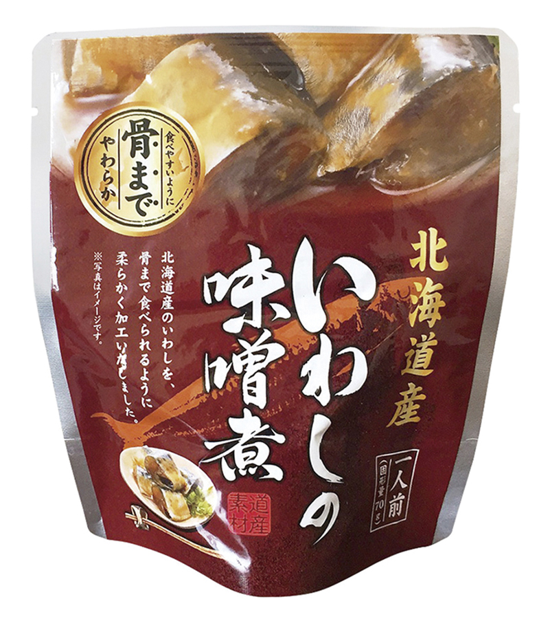 北海道産　いわしの味噌煮　95g(固形量70g)
