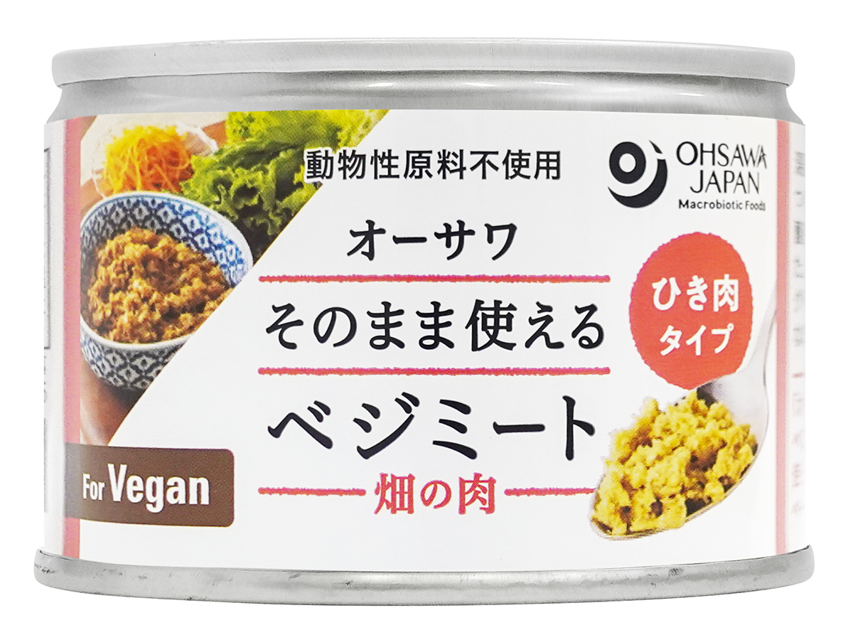 オーサワ そのまま使えるべジミート(畑の肉)ひき肉タイプ　180g