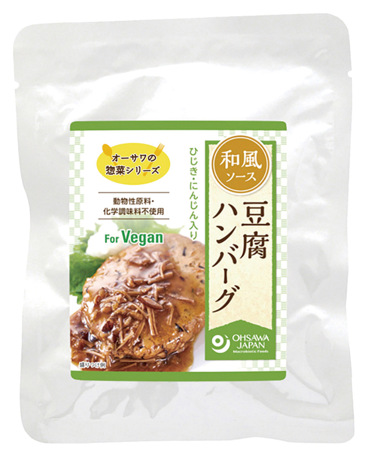 オーサワの惣菜シリーズ 豆腐ハンバーグ(和風ソース)　120g(固形量60g)