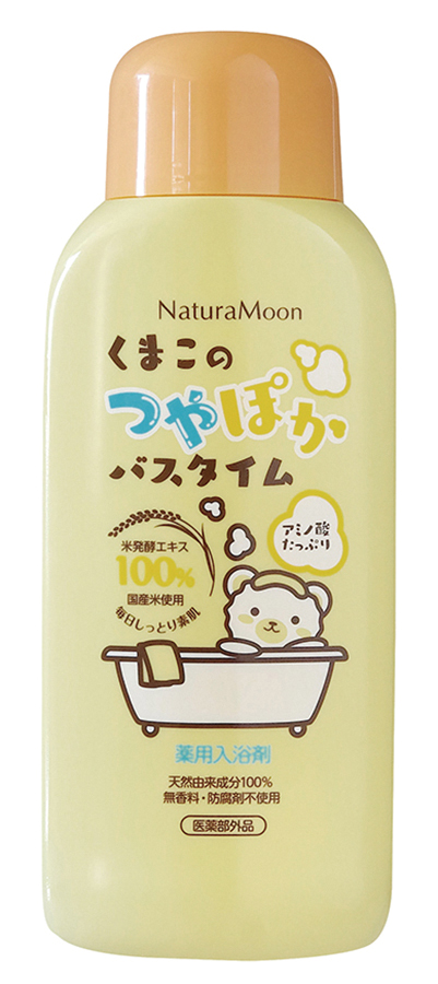 ナチュラムーン くまこのつやぽかバスタイム（薬用入浴剤）　600ml
