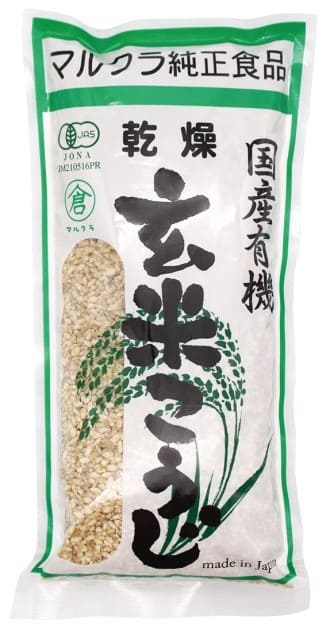 国産有機乾燥玄米こうじ　500g