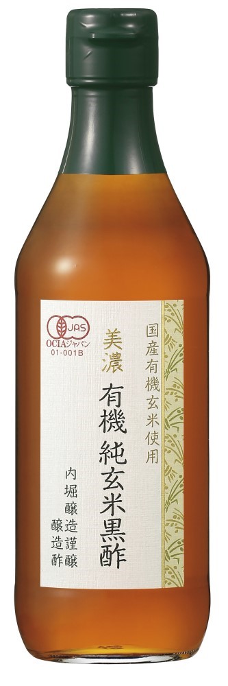 美濃有機純玄米黒酢　360ml
