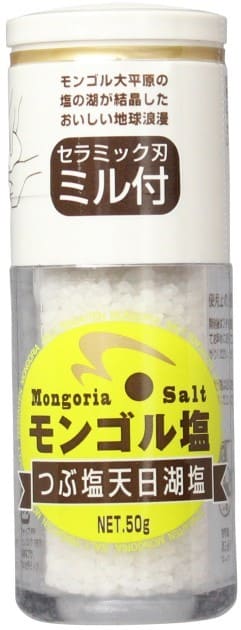 モンゴル塩（ミル付き）　50g