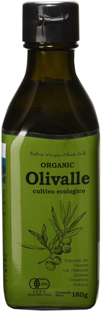 オーガニックエクストラバージンオリーブオイル（Olivalle）　180g