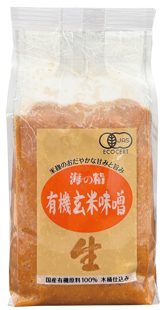国産有機・玄米味噌　1kg