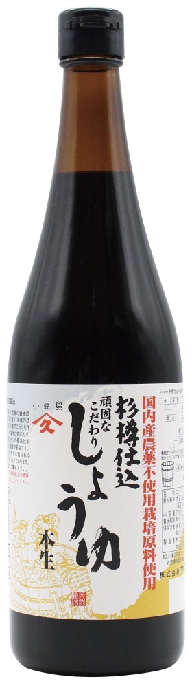 頑固“本生”濃口醤油　720ml