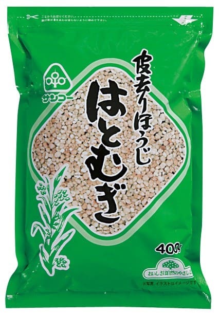 皮去りほうじはとむぎ　400g