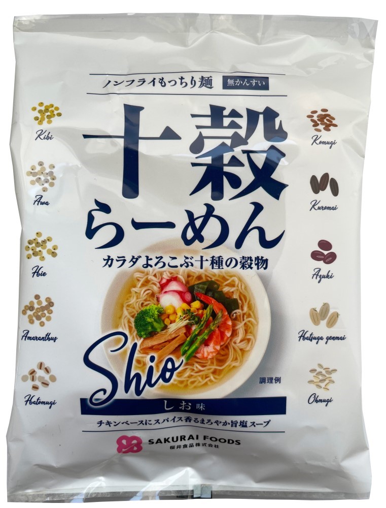 十穀らーめん・しお味 〈ノンフライ〉　89g