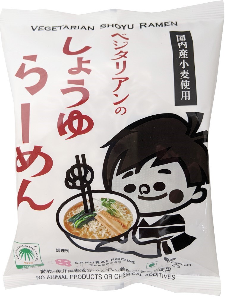 ベジタリアンのしょうゆラーメン　98g