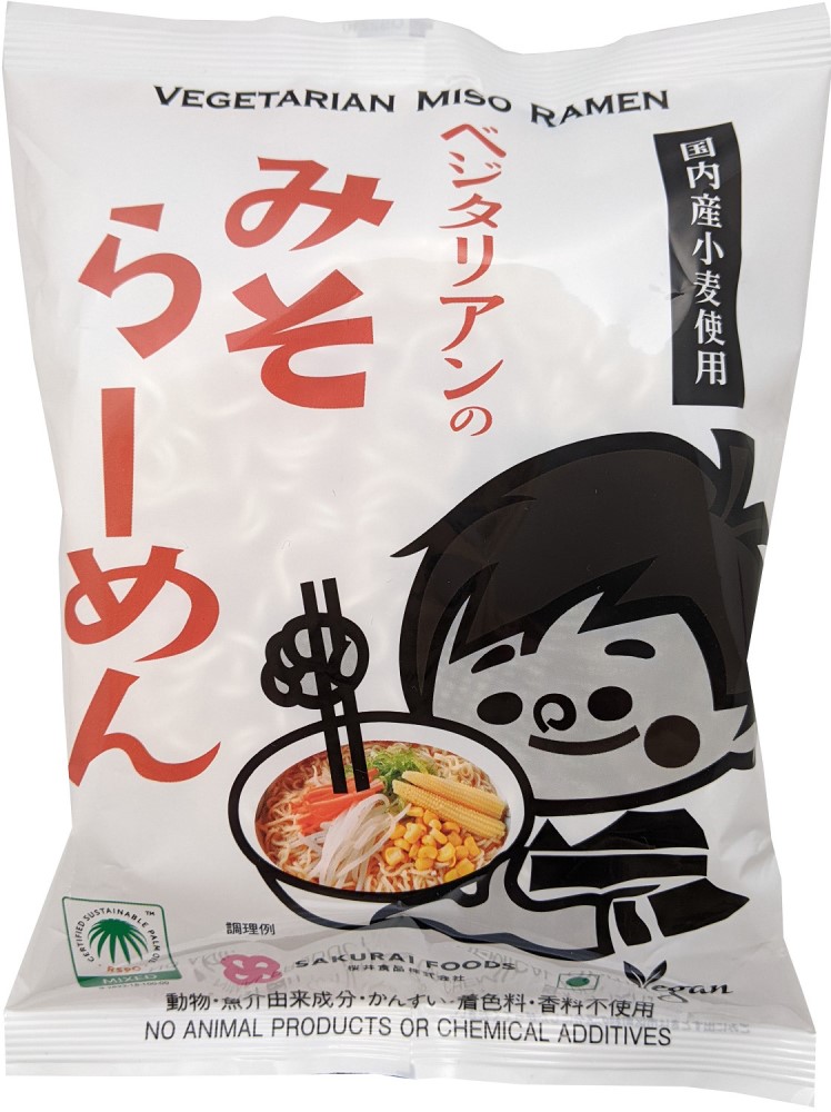 ベジタリアンのみそラーメン　98g